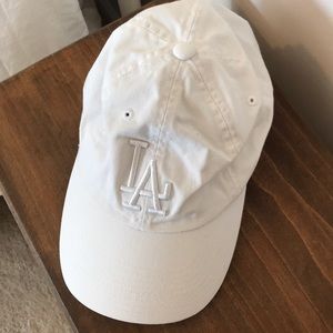 White Adjustable Baseball Hat